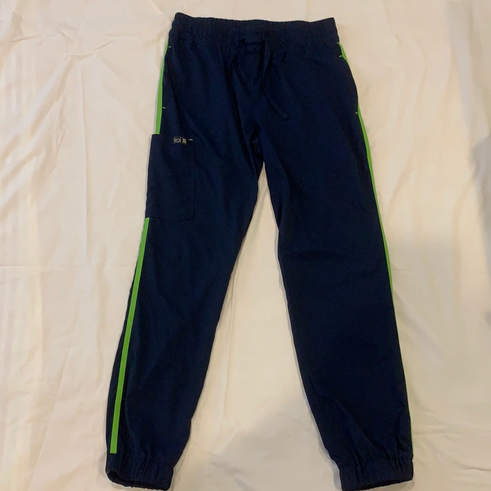 Koi navy jogger scrub pant size small
